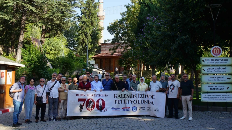 Bursa’nın 700 yıllık fetih rotası bu kez yazarların kaleminde